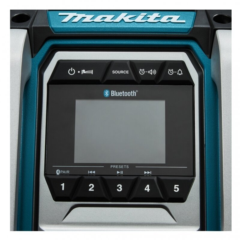 Makita MR006GZ Radijas su Bluetooth funkcija (XGT, LXT, CXT, 220V, Be akumuliatorių ir kroviklio) 8
