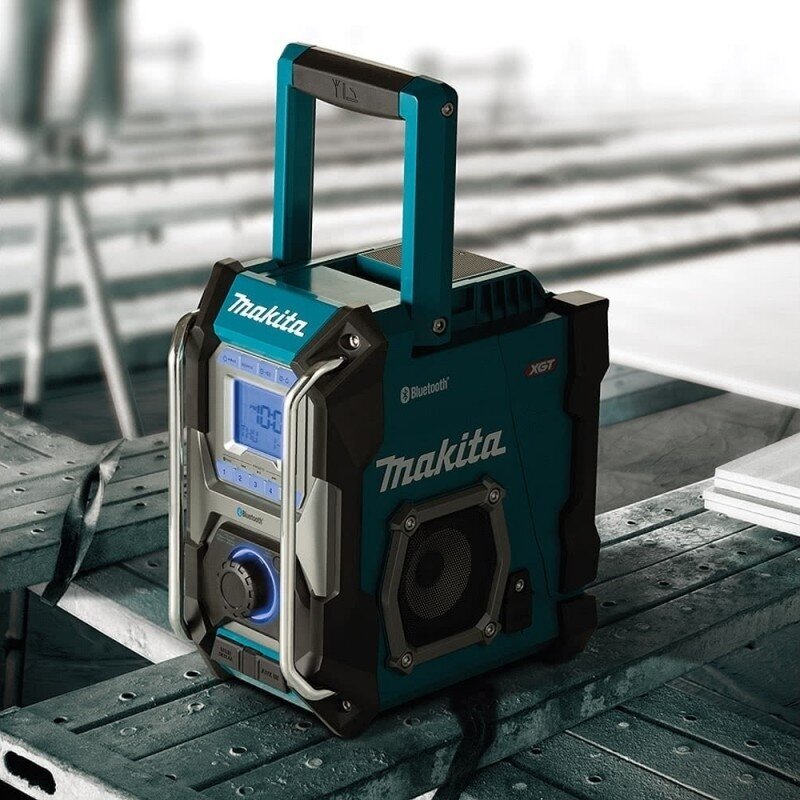 Makita MR002GZ Radijas su Bluetooth funkcija (XGT, LXT, CXT, 220V, Be akumuliatorių ir kroviklio) 1 Makita MR002GZ Radijas su Bluetooth funkcija (XGT, LXT, CXT, 220V, Be akumuliatorių ir kroviklio) 1
