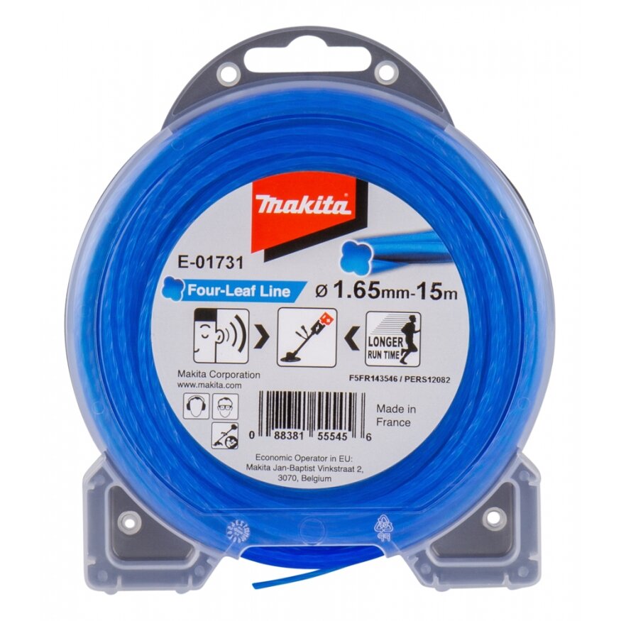 Makita 1,65MM X 15M Ovalinės spiralės valas Makita 1,65MM X 15M Ovalinės spiralės valas