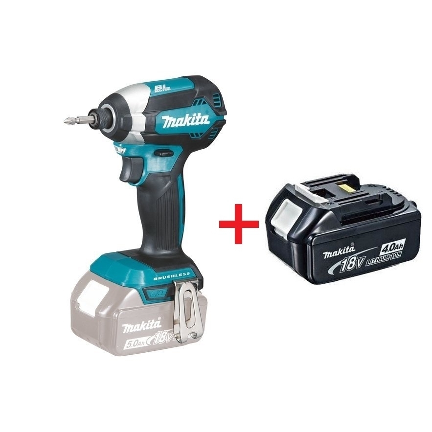 Makita DTD153Z smūginis suktuvas (18V be akumuliatoriaus ir kroviklio) + BL1840B Makita DTD153Z smūginis suktuvas (18V be akumuliatoriaus ir kroviklio) + BL1840B