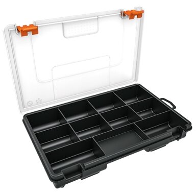 Meistro dėžutė su 11 skyrių 230x150x38mm Truper® Meistro dėžutė su 11 skyrių 230x150x38mm Truper®
