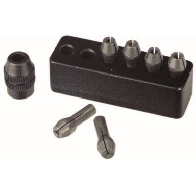MICROMOT įvorės, 6 vnt. su įvorės veržle ir laikikliu, 1 - 3,2 mm