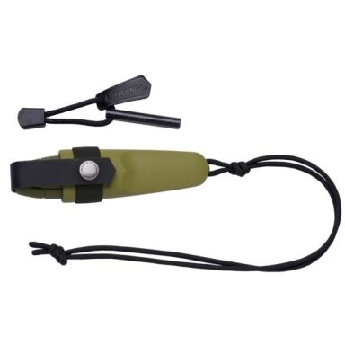Morakniv Eldris peilis ant kaklo, žalias, "Fire Starter" rinkinys Morakniv Eldris peilis ant kaklo, žalias, "Fire Starter" rinkinys