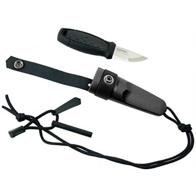 Morakniv® Eldris peilis ant kaklo, juodas, "Fire Starter" rinkinys Morakniv® Eldris peilis ant kaklo, juodas, "Fire Starter" rinkinys