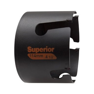 Multiconstruction Superior karūna su kietmetalio dantukais 140mm, gylis 71mm Multiconstruction Superior karūna su kietmetalio dantukais 140mm, gylis 71mm