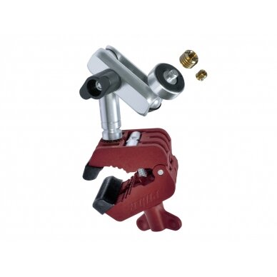 Multi-Prop atramos priedas - spaustuvas su reguliuojamo kampo lazerių bei kamerų laikikliu. 1/4" sriegis Multi-Prop atramos priedas - spaustuvas su reguliuojamo kampo lazerių bei kamerų laikikliu. 1/4" sriegis