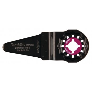MULTITOOL smailus priedas (langų glaistui, silikono pjovimui) Makita B-65006 MULTITOOL smailus priedas (langų glaistui, silikono pjovimui) Makita B-65006