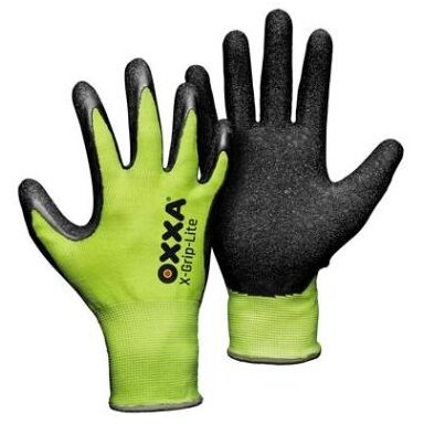 Nailoninės pirštinės su latekso delnu OXXA X-Grip-Lite 51-025, dydis 7/S Nailoninės pirštinės su latekso delnu OXXA X-Grip-Lite 51-025, dydis 7/S