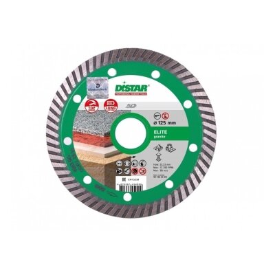 DISTAR TURBO ELITE 5D deimantinis diskas granitui, 180mm DISTAR TURBO ELITE 5D deimantinis diskas granitui, 180mm