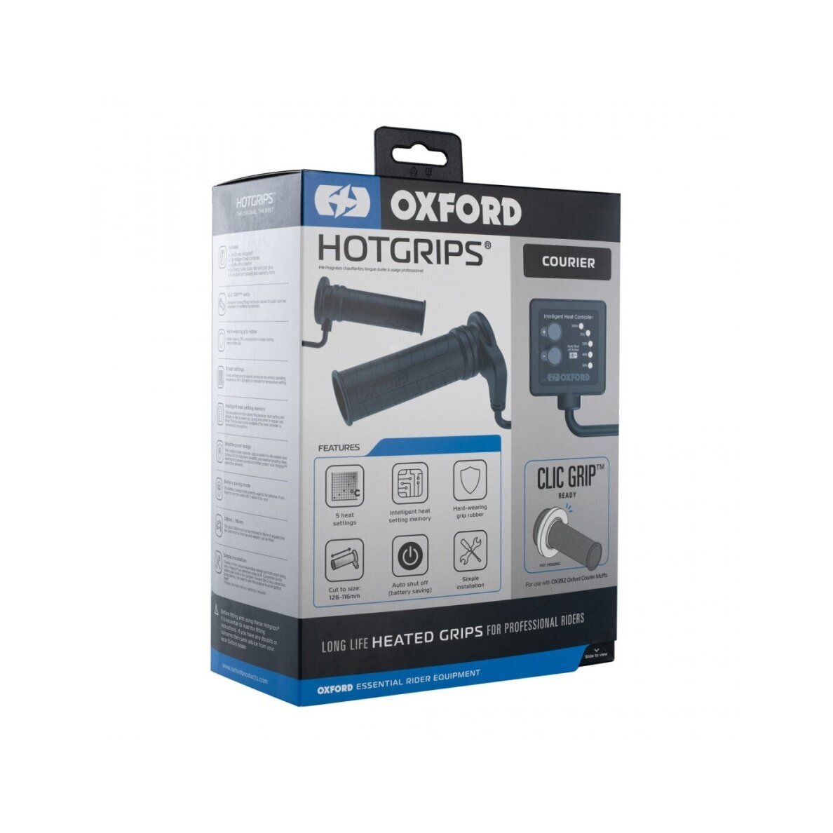 Oxford HotGrips Advanced Courier šildomos rankenos Oxford HotGrips Advanced Courier šildomos rankenos