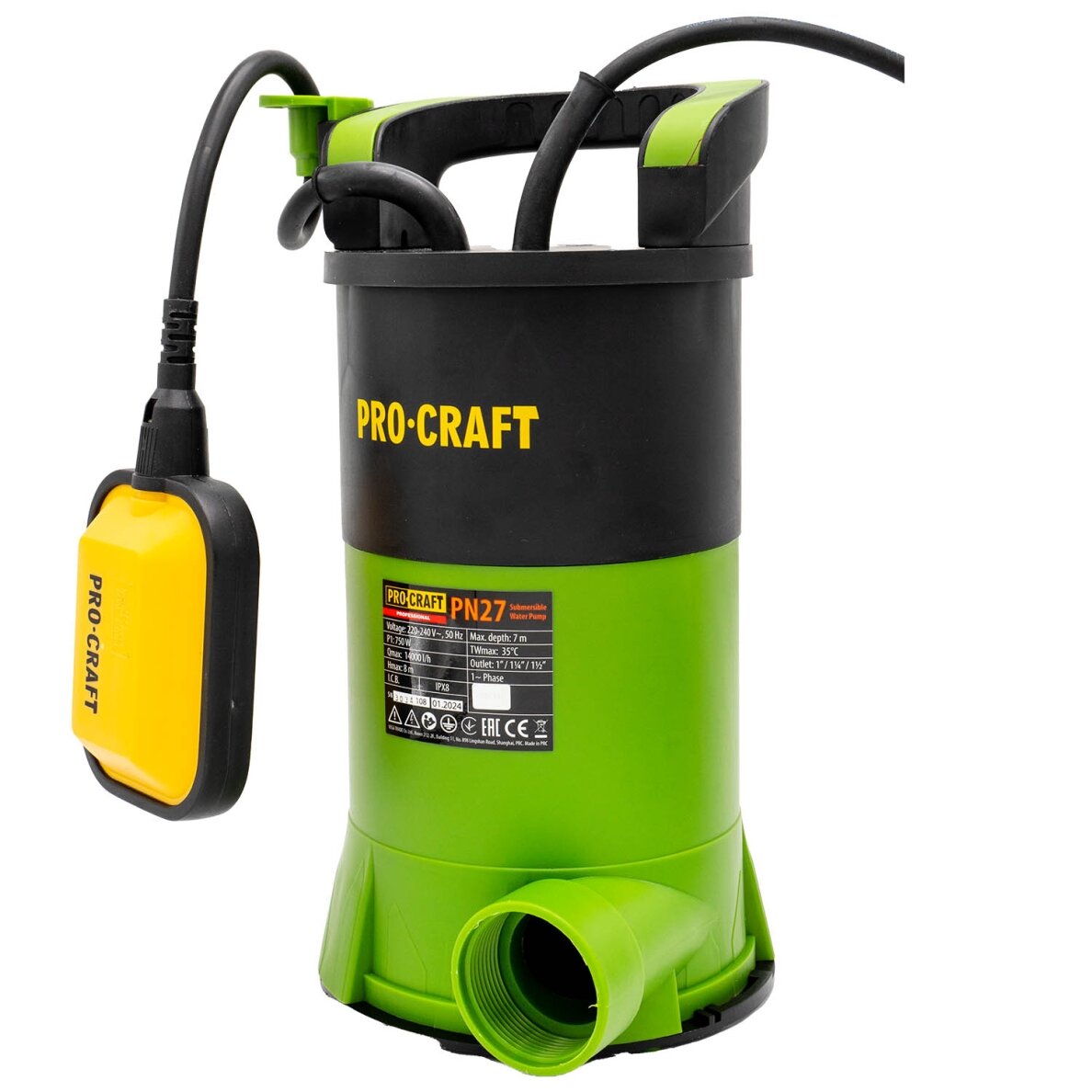 Panardinamas siurblys „ProCraft PN27” 3 Panardinamas siurblys „ProCraft PN27” 3