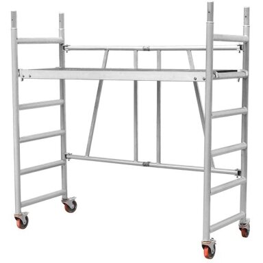 Pastoliai aliumininiai su ratukais 180 × 72,5 × 186 cm LANSI (LS-1002) Pastoliai aliumininiai su ratukais 180 × 72,5 × 186 cm LANSI (LS-1002)