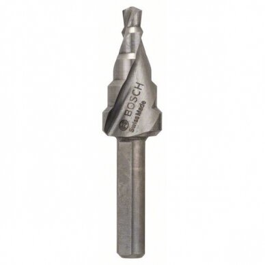 Pakopinis grąžtas Bosch HSS, 4-12x65 mm, 2608597518 Pakopinis grąžtas Bosch HSS, 4-12x65 mm, 2608597518