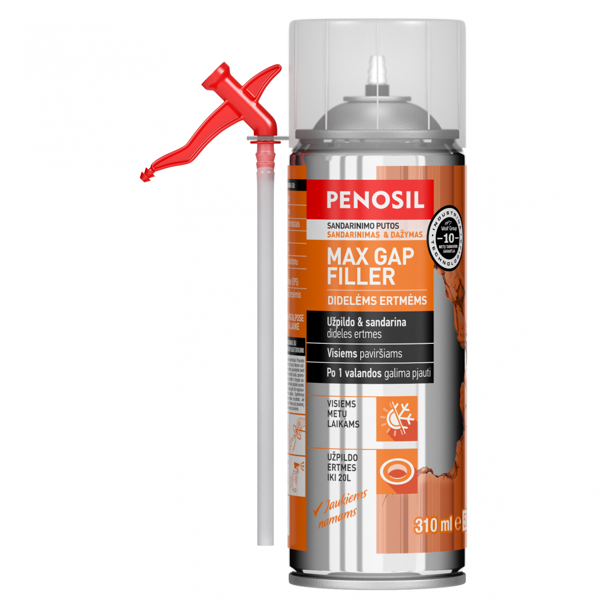 PENOSIL Montavimo putos Max Gap Filer 340ml PENOSIL Montavimo putos Max Gap Filer 340ml