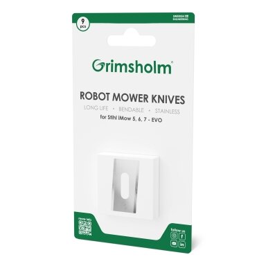 Peiliai vejos pjovimo robotui „Stihl iMOW 3, 4, 5, 6, 7, EVO“ su „Disc-Cut“ sistema, 9 vnt.
