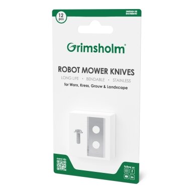 Peiliai vejos pjovimo robotui „Worx“, „Kress“, „Landxcape“ ir „Grouw“, 12 vnt.