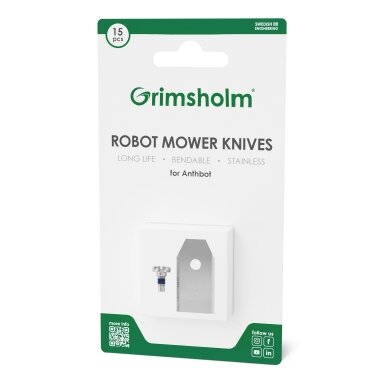 Peiliai vejos pjovimo robotui „Anthbot“, 15 vnt. Peiliai vejos pjovimo robotui „Anthbot“, 15 vnt.