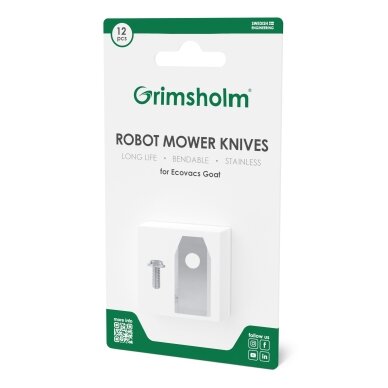 Peiliai vejos pjovimo robotui „Ecovacs Goat“, 12 vnt. Peiliai vejos pjovimo robotui „Ecovacs Goat“, 12 vnt.