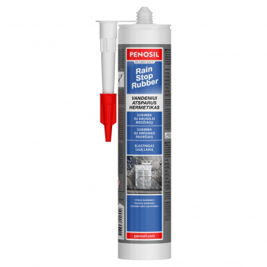 PENOSIL Vandeniui atsp. hermetikas RainStop Rubber 310ml PENOSIL Vandeniui atsp. hermetikas RainStop Rubber 310ml