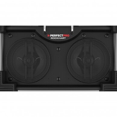PerfectPro ROCKHART 18V statybinė radija/kolonėlė  (Naudoja Bosch Professional 18V baterijas) 6