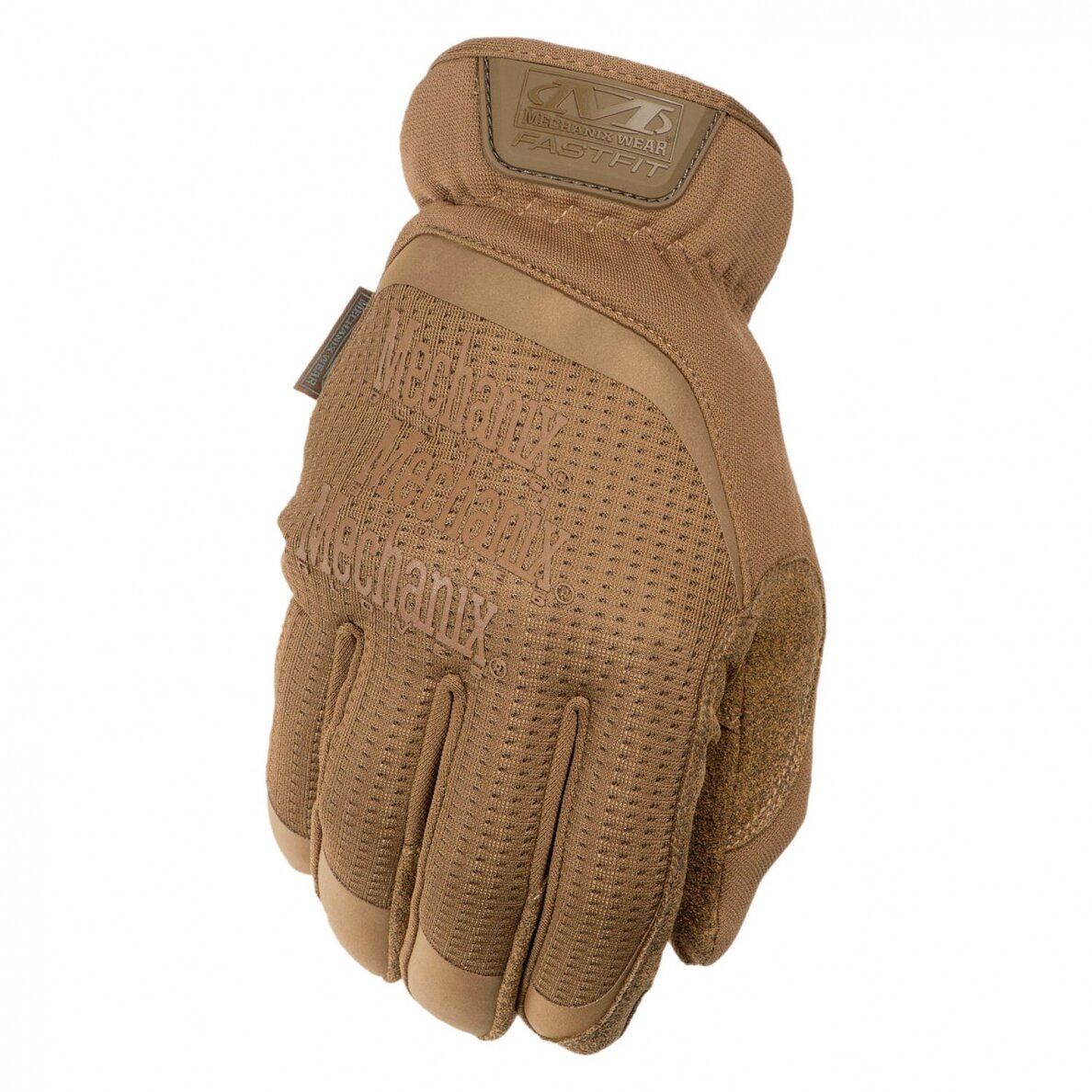 Pirštinės Mechanix FastFit® Coyote, XL dydis. Rauktas rankogalis, 0.6 mm dirbtinė oda, TrekDry®, touchscreen technologija Pirštinės Mechanix FastFit® Coyote, XL dydis. Rauktas rankogalis, 0.6 mm dirbtinė oda, TrekDry®, touchscreen technologija