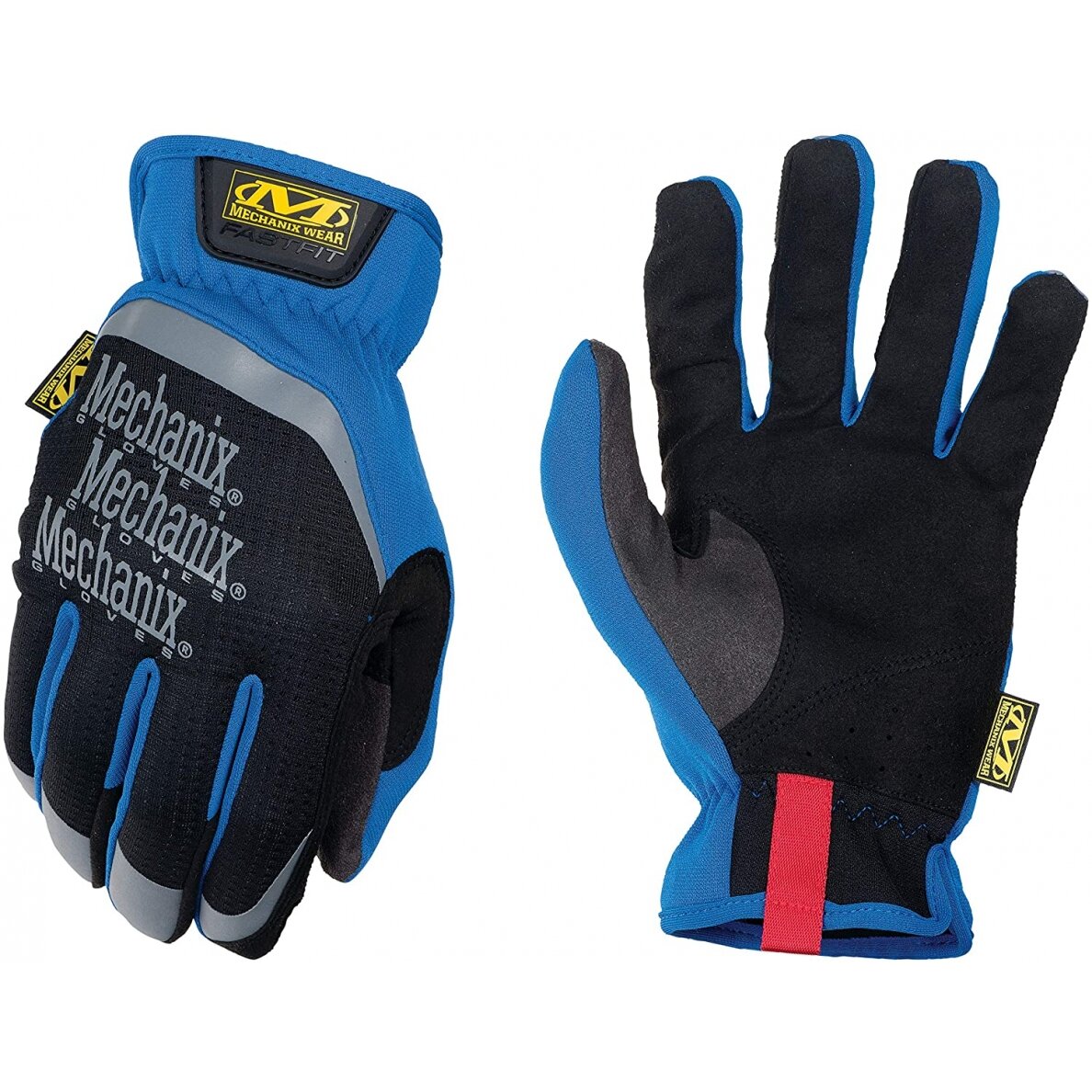 Pirštinės Mechanix FastFit® XL dydis. Mėlynos. Rauktas rankogalis, dirbtinė oda, TrekDry® Pirštinės Mechanix FastFit® XL dydis. Mėlynos. Rauktas rankogalis, dirbtinė oda, TrekDry®