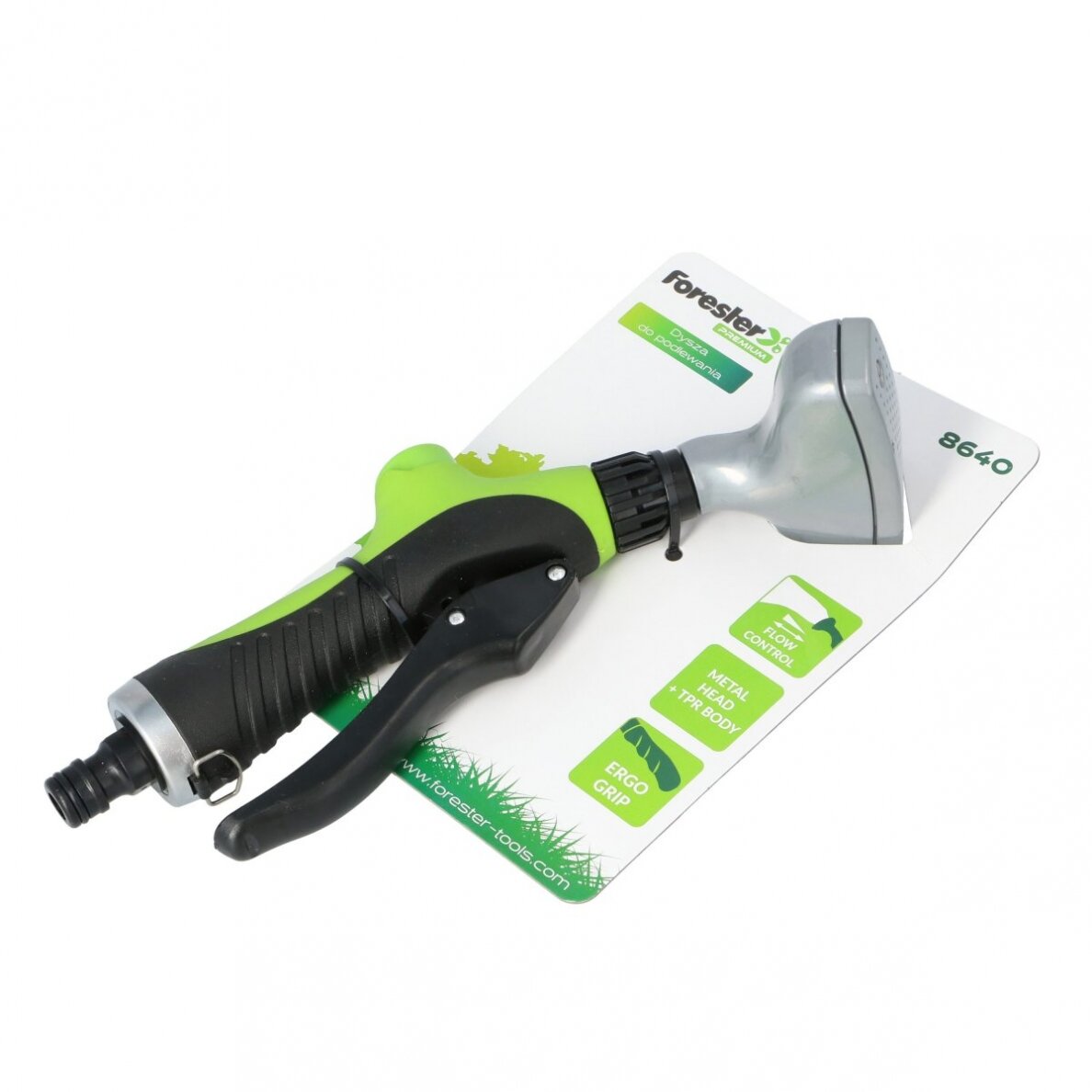 Pistoletas-antgalis purškimui su reguliuojamu srautu FORESTER PREMIUM Pistoletas-antgalis purškimui su reguliuojamu srautu FORESTER PREMIUM