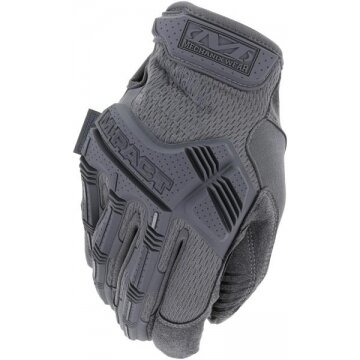 Pirštinės Mechanix M-Pact® Wolf Grey pilkos S dydis. Velcro, TrekDry®, dirbtinė oda, krumplių apsauga, antivibracinė deldo sritis Pirštinės Mechanix M-Pact® Wolf Grey pilkos S dydis. Velcro, TrekDry®, dirbtinė oda, krumplių apsauga, antivibracinė deldo sritis