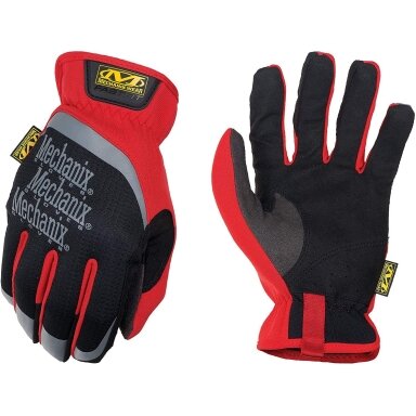 Pirštinės Mechanix FastFit® S dydis. Raudonos. Rauktas rankogalis, dirbtinė oda, TrekDry® Pirštinės Mechanix FastFit® S dydis. Raudonos. Rauktas rankogalis, dirbtinė oda, TrekDry®