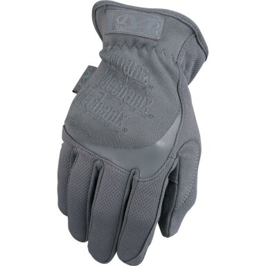 Pirštinės Mechanix FastFit® Wolf Grey, pilkos 10/L dydis. Rauktas rankogalis, dirbtinė oda, TrekDry®