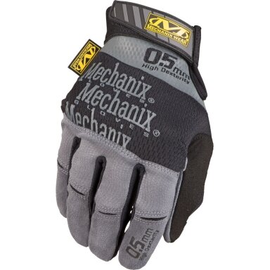 Pirštinės Mechanix Specialty Hi-Dexterity 0.5 XXL dydis. 0,5mm storio delnas. Velcro, dirbtinė oda, TrekDry®, Lycra Pirštinės Mechanix Specialty Hi-Dexterity 0.5 XXL dydis. 0,5mm storio delnas. Velcro, dirbtinė oda, TrekDry®, Lycra