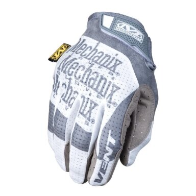 Pirštinės MECHANIX SPECIALTY VENT, su skylutėmis ventiliacijai, baltos/pilkos M dydis. Velcro, dirbtinė oda Pirštinės MECHANIX SPECIALTY VENT, su skylutėmis ventiliacijai, baltos/pilkos M dydis. Velcro, dirbtinė oda