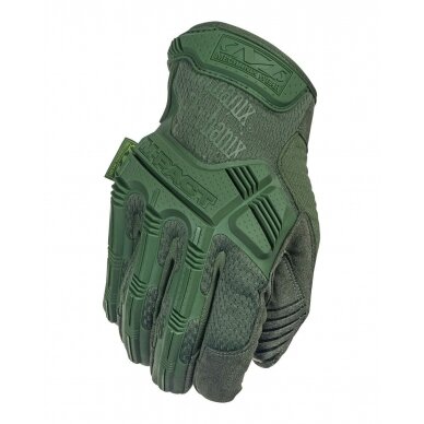 Pirštinės Mechanix M-Pact® Olive Drab XL dydis. Velcro, TrekDry®, dirbtinė oda, delno, krumplių, Armortex®, pirštų apsauga, D30® apsauga nuo vibracijos Pirštinės Mechanix M-Pact® Olive Drab XL dydis. Velcro, TrekDry®, dirbtinė oda, delno, krumplių, Armortex®, pirštų apsauga, D30® apsauga nuo vibracijos