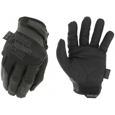 Pirštinės Mechanix Specialty 0.5 visos juodos XL 0,5mm storio delnas. Velcro, dirbtinė oda, TrekDry®, Lycra Pirštinės Mechanix Specialty 0.5 visos juodos XL 0,5mm storio delnas. Velcro, dirbtinė oda, TrekDry®, Lycra