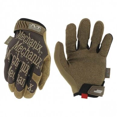 Pirštinės The Original® rudos XXL dydis. Velcro, dirbtinė oda, TrekDry® Pirštinės The Original® rudos XXL dydis. Velcro, dirbtinė oda, TrekDry®