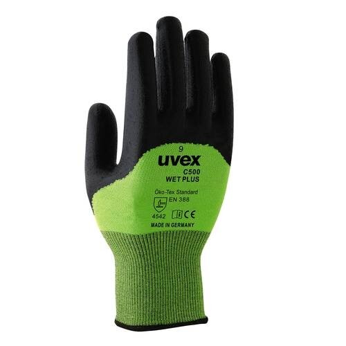 Pirštinės Uvex C500 Wet plus, 5 lygio neperpjaunamos, Dyneema®, bambukas, 10 dydis Pirštinės Uvex C500 Wet plus, 5 lygio neperpjaunamos, Dyneema®, bambukas, 10 dydis