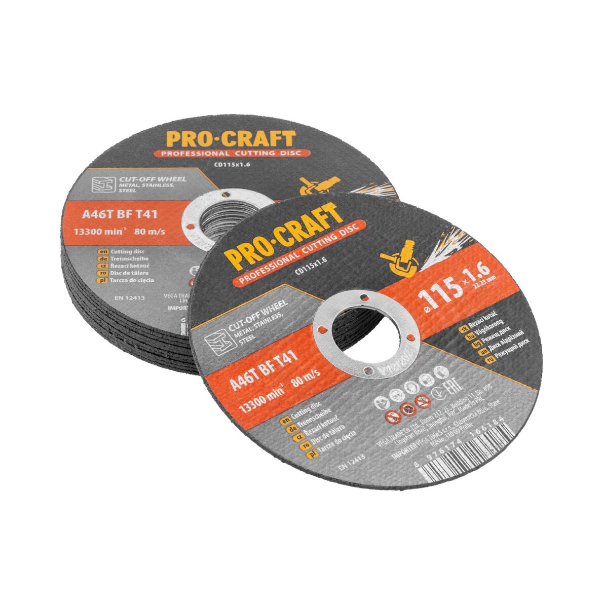 Pjovimo diskas „ProCraft CD115x1.6” 3