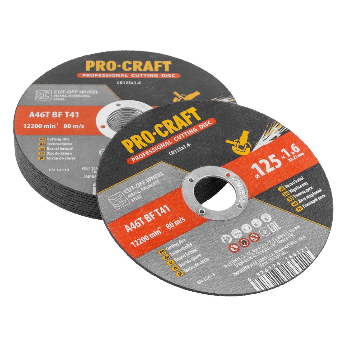 Pjovimo diskas „ProCraft CD125x1.6” 3 Pjovimo diskas „ProCraft CD125x1.6” 3