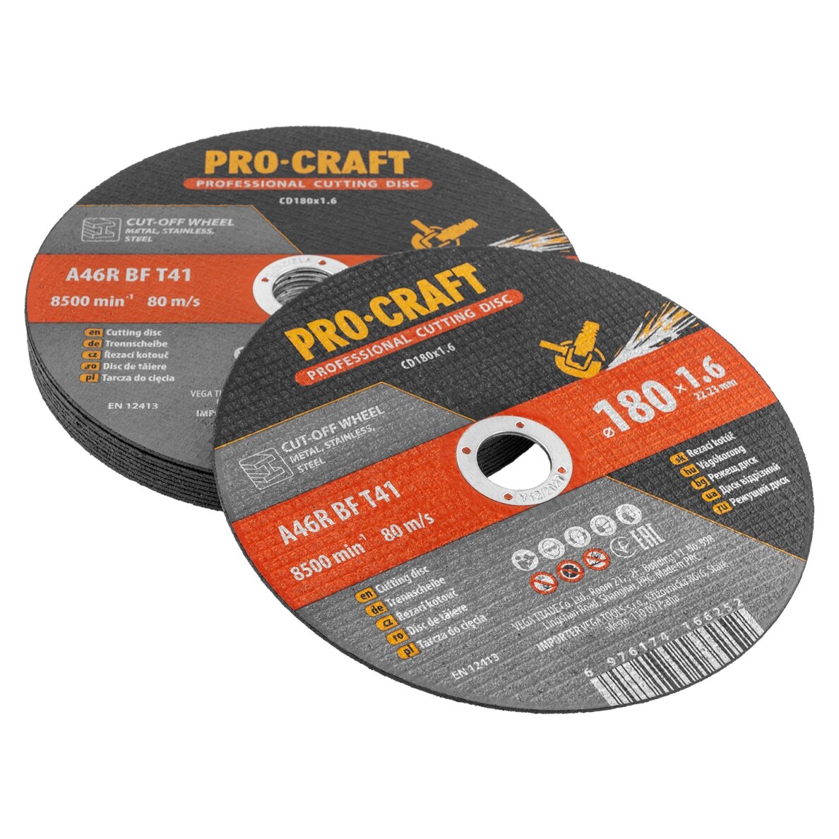 Pjovimo diskas „ProCraft CD180x1.6” 3 Pjovimo diskas „ProCraft CD180x1.6” 3