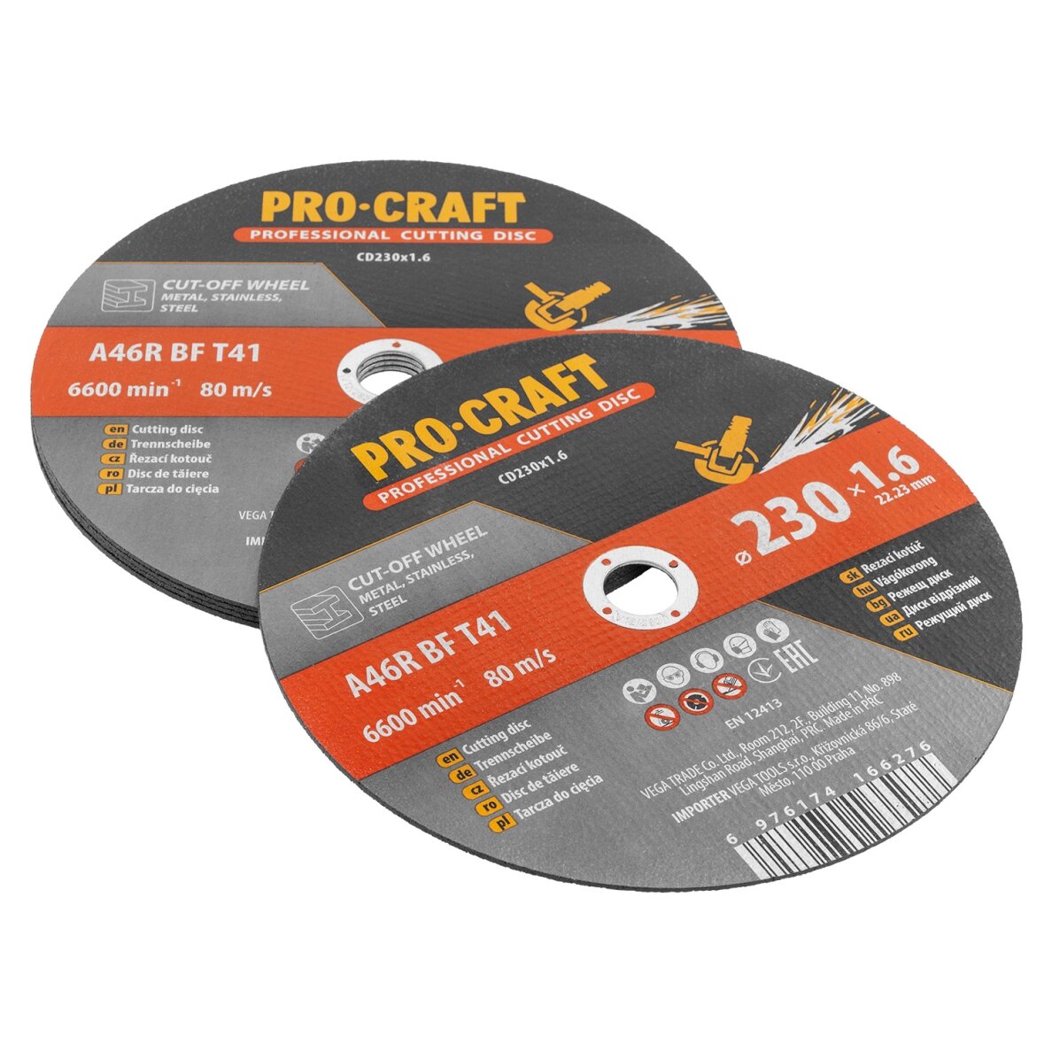 Pjovimo diskas „ProCraft CD230x1.6" 3 Pjovimo diskas „ProCraft CD230x1.6" 3