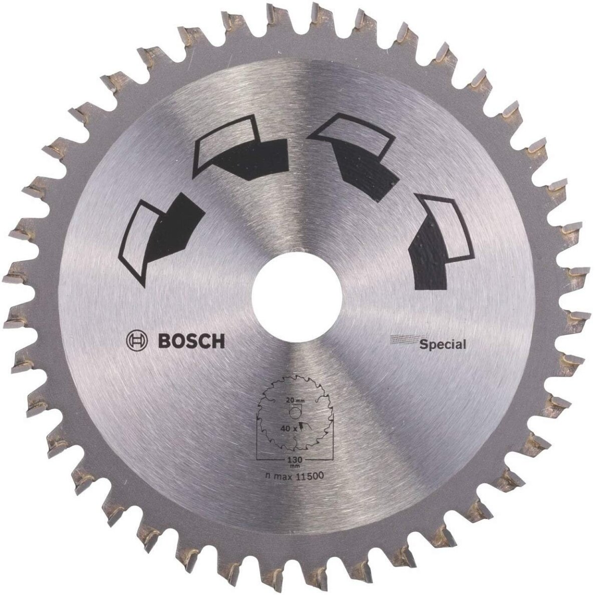 Pjovimo diskas SPECIAL BOSCH 130x2x20/16. Z40 Pjovimo diskas SPECIAL BOSCH 130x2x20/16. Z40