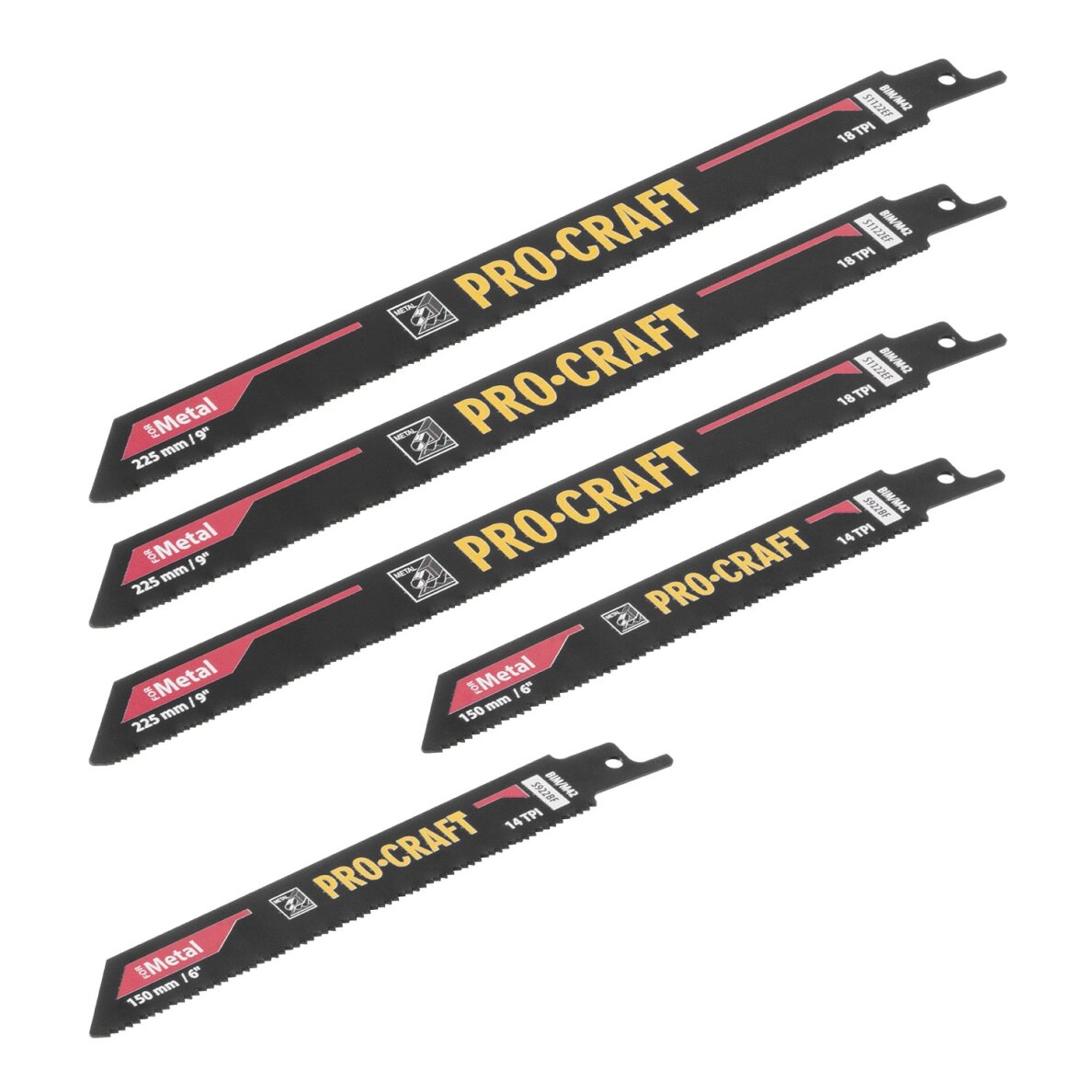 Pjūklo geležčių rinkinys „ProCraft SB12" 2 Pjūklo geležčių rinkinys „ProCraft SB12" 2