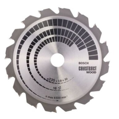 Pjovimo diskas medienai Bosch SPEEDLINE WOOD, 235x30mm, 2608640636 Pjovimo diskas medienai Bosch SPEEDLINE WOOD, 235x30mm, 2608640636