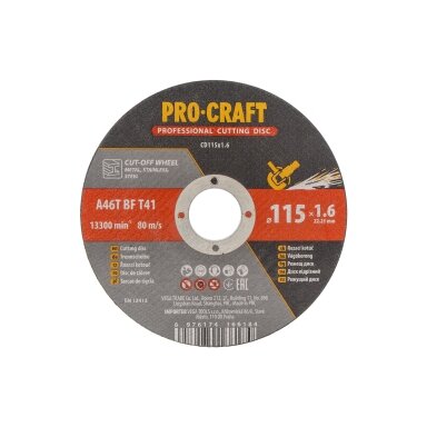 Pjovimo diskas „ProCraft CD115x1.6”