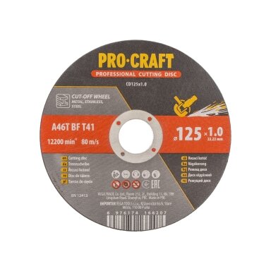 Pjovimo diskas „ProCraft CD125x1.0"