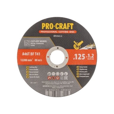 Pjovimo diskas „ProCraft CD125x1.2”