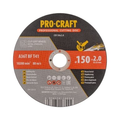 Pjovimo diskas „ProCraft CD150x2.0”