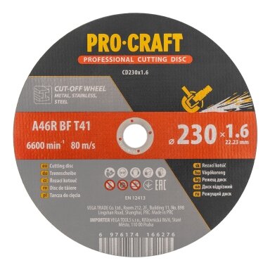 Pjovimo diskas „ProCraft CD230x1.6"