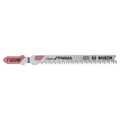 Pjūkleliai siaurapjūkliui Bosch T-102 BF, 3 vnt., 2608636780 Pjūkleliai siaurapjūkliui Bosch T-102 BF, 3 vnt., 2608636780