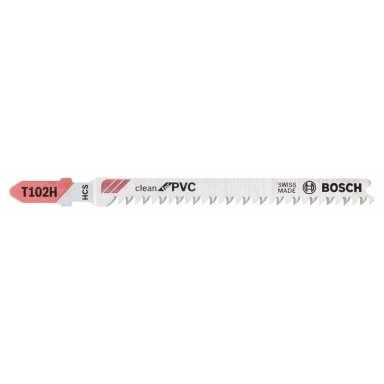 Pjūkleliai siaurapjūkliui Bosch T-102 H, 5 vnt., 2608667446 Pjūkleliai siaurapjūkliui Bosch T-102 H, 5 vnt., 2608667446